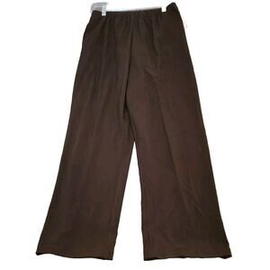 Christopher Calvin High Rise Waist Lagenlook Rayon‎ Spandex Blend Pants Sz L NWT